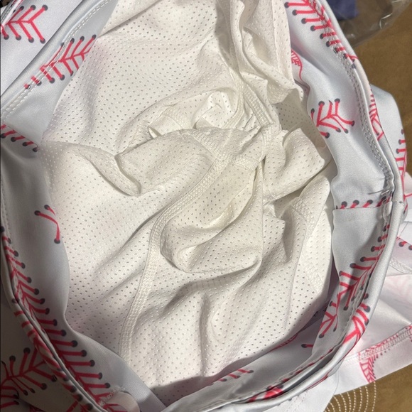 Sporty Baseball Pattern Mini Skort A league of her own Xs nwot golf pickleball - Picture 11 of 13